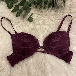 Victoria’s Secret Deep Purple Lace Bra Size 32A